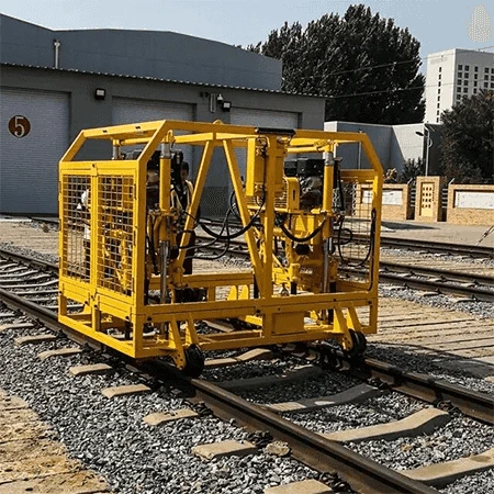 intelligent rail tamper for steel sleepers